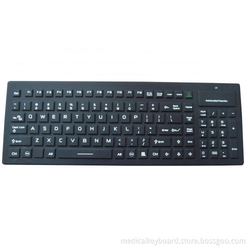 wirelress 2.4Ghz silicone slim medical keyboard for healthcare